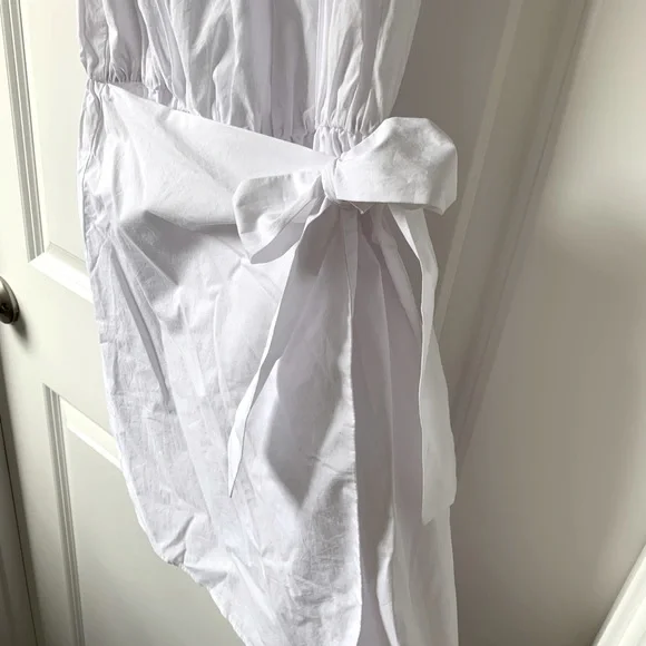 SALE! ⭐️ Lovers and friends white Cotton mini dress ruffled - Picture 4 of 10